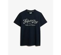 T-shirt Superdry Industry Worker Relaxed Bleu M