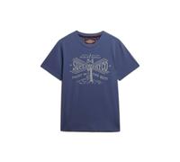 T-shirt Superdry Lo-fi Dockside Bleu L