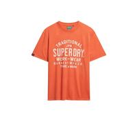 T-shirt Superdry Machined Goods Workwear Orange L
