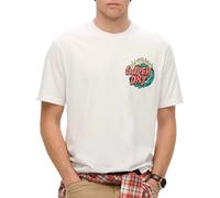 T-shirt Superdry Narrative Loose Blanc S