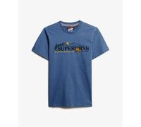 T-shirt Superdry Outdoor Scene Relaxed Bleu XL