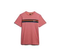 Superdry Outdoor Stripe Logo Rlxd Short Sleeve T-shirt Pink L Men