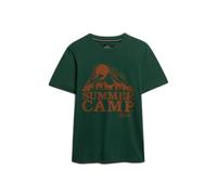 Superdry Retro Outdoor Relaxed Fit Short Sleeve T-shirt Green S Men