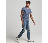 Superdry Vintage Logo Emb Vee T-shirt Blue S Man