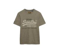 Superdry Vintage Logo Heritage Relaxed T-Shirt, Green, Size L, Men Green