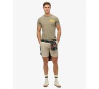 Superdry Vl Tokyo Relaxed Fit Short Sleeve T-shirt Beige XL Men