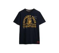 Superdry Vintage Prep Relaxed Fit Short Sleeve T-shirt Blue M Men