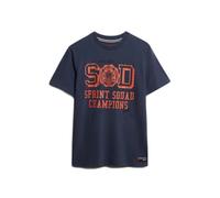Superdry Vintage Prep Relaxed Fit Short Sleeve T-shirt Blue L Men