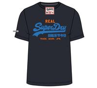 Superdry Vintage Logo Classic Short Sleeve T-shirt Blue L Men