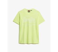 T-shirt Superdry Vl Neon Relaxed Jaune M