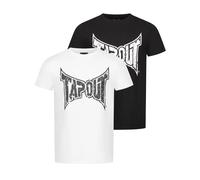 Tapout Men's T-Shirt Amboyn Short Sleeve Black/White XXL