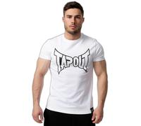 Tapout Men's Lifestyle Basic Tee T-Shirt, White/Black, L