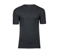 Tee Jays Men's Interlock Tee - Dark Grey - M