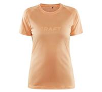 T-shirt trail running Craft Core Essence Logo Tee W (PEACH) woman
