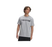 Under Armour Camo Chest Stripe Short Sleeve T-shirt Grey L Men
