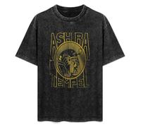 T-Shirt Unisex Retro Ash Ra Tempel Cotton Round Neck Black XL