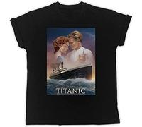 T-Shirt Unisexe Avec affiche du Film Titanic Men T-Shirt Black