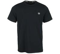 Men's Fred Perry Crew Neck T-Shirt - Navy - Size: Regular/40