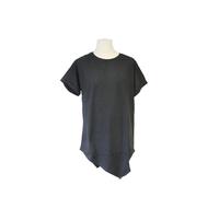 Urban Classics Men's Asymetric Long Tee T-Shirt, Black , XL