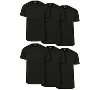 Urban Classics Basic 6-pa Gt Short Sleeve T-shirt Black 3XL Men