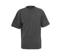 URBAN CLASSICS Men's Basic Crew Neck Tall Tee, Oversized Short Sleeves T-Shirt with Dropped Shoulders, 100% Jersey Cotton, in charcoal, 4XL