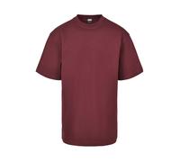 Urban Classics Men's Tall Tee Oversized Short Sleeves T-Shirt with Dropped Shoulders, 100% Jersey Cotton, Redwine, L