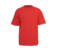 Urban Classics Men's Tall Tee – Crew Neck, Oversized Short Sleeves, 100% Jersey Cotton, Red XL