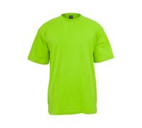 URBAN CLASSICS Men's Basic Crew Neck Tall Tee, Oversized Short Sleeves T-Shirt with Dropped Shoulders, 100% Jersey Cotton, in limegreen, 4XL