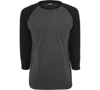 T-shirt Urban Classic contrat 3/4 leeve raglan Marron M