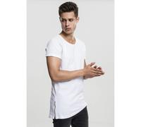 Urban Classics Men's Long Shaped Side Zip tee T-Shirt, White (White 220), M