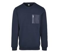 Urban Classics Military Crew T-shirt Blue S Men
