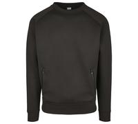 T-shirt Urban Classic raglan zip pocket crew Noir M