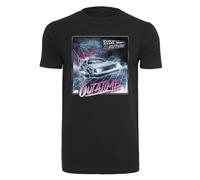T-shirt Urban Classics back to the future outatime Noir L