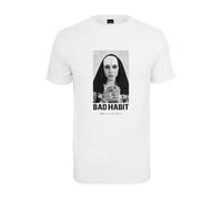 T-shirt Urban Classics bad habit Blanc S