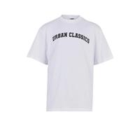 T-shirt Urban Classics College Logo Tall Blanc S