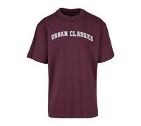 T-shirt Urban Classics College Logo Tall Rouge L