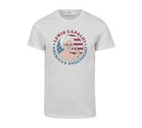 T-shirt Urban Classics Lewis Capaldi Sweetheart Tour Front Blanc L
