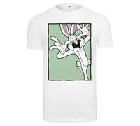 T-shirt Urban Classics looney tunes bugs bunny funny face Blanc XS