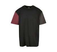 T-shirt Urban Classics Organic Oversized Colorblock Noir L