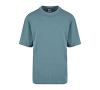 T-shirt Urban Classics Signature Logo Tall Bleu L