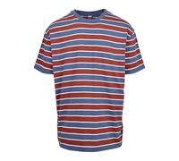 Urban Classics Yarn Dyed Oversized Board Stripe Short Sleeve T-shirt Brown M Men