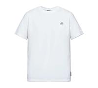 T-shirt with an appliqué in the shape of a logo M