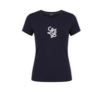 T-shirt with embellished logo - female - Liu Jo - T-Shirts - Blue - S - Tops S