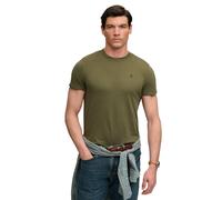 T-shirt with embroidered logo Superdry Vert S