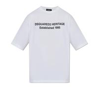 T-shirt with logo - male - Dsquared2 - T-Shirts - White - S - Tops S