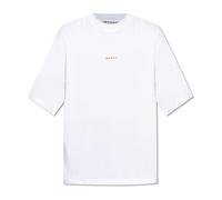 T-shirt with logo - male - Marni - T-Shirts - White - L - Tops L