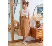 T-Shirt with Message, in Organic Cotton, Maternity & Nursing Special ecru