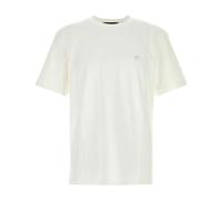 T-shirt with metal D2 logo - male - Dsquared2 - T-Shirts - White - M - Tops M