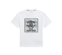 T-shirt With Monogram RC - male - Roberto Cavalli - Kids Short Sleeve T-Shirts - White - 4 Y - Kids 4 Y