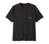 Patagonia - MW '95 Oval Logo Pocket Tee - T-shirt size M, black